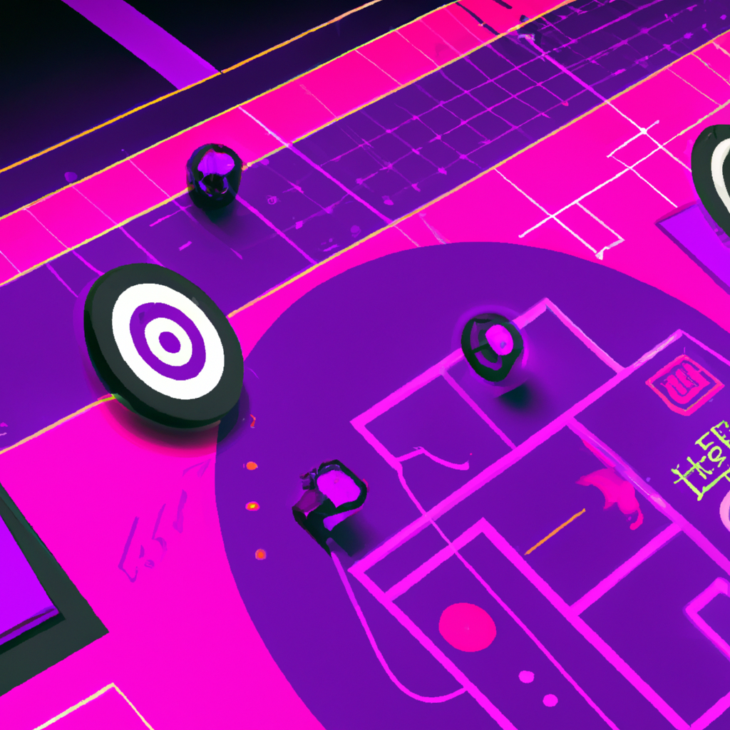 NightCore Arcade hero—stylized neon gameboard