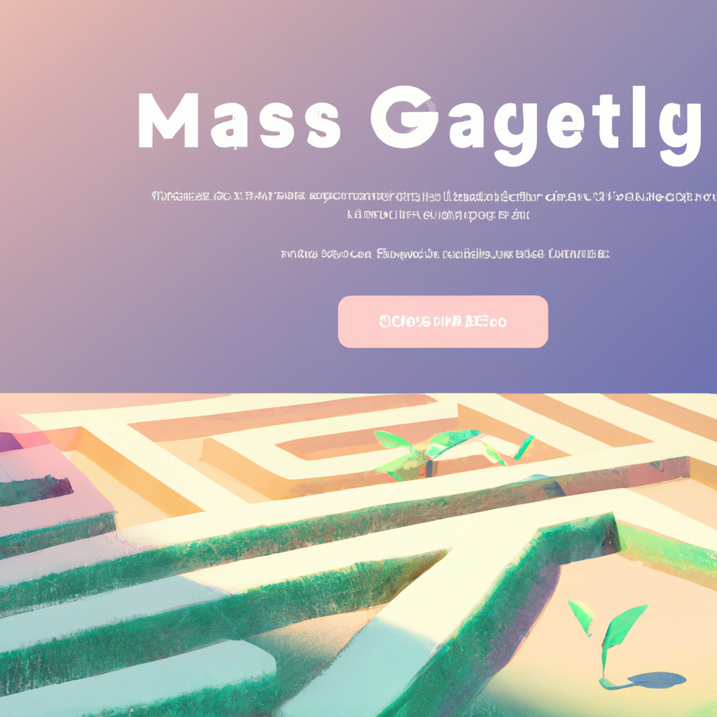 Flux Garden screenshot—soft geometry